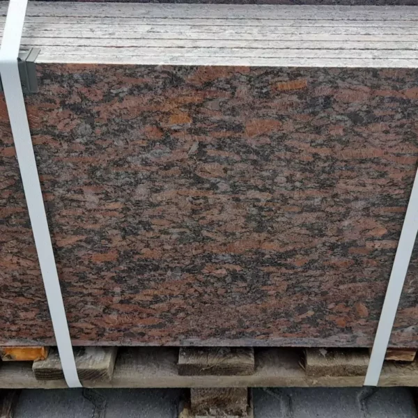 Płyta granitowa czerwona Rosso Santiago polerowana
